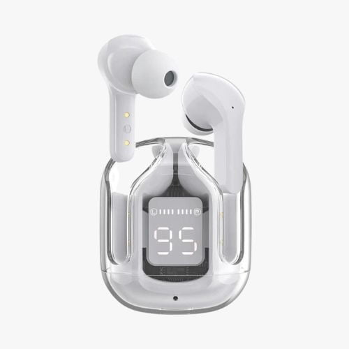 Ultra Pro Pods Max | Bass Boost Pro Wireless Earbuds, Immersive Sound, Bluetooth 5.3, True Stereo , Noise Cancelling, Waterproof Sports With Type C charging, Earbuds Pro with Mic, LED Display , Premium Quality, ENC Communication With Same Design of Air 31